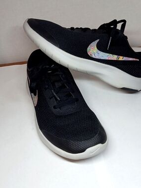 Nike Flex Experience RN 7 Women's Size 7 Black/White Running Sneakers BV1158-001
